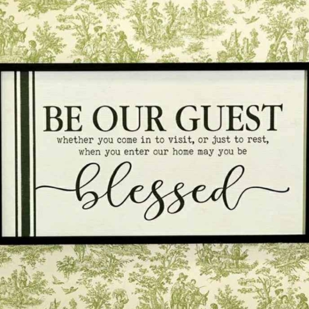 Be Our Guest Wall Art